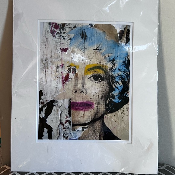 Studio art out of Manhattan NYC modern print Marilyn Monroe Michael Jackson - Picture 1 of 9